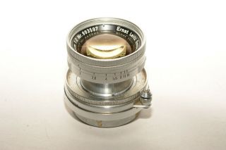 Leica Summicron 50mm,  F/2 Prime Lens Leica Ltm Screw Mount