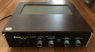 Mcintosh MC502 Stereo Power Amplifier Orig Walnut Cabinet 9