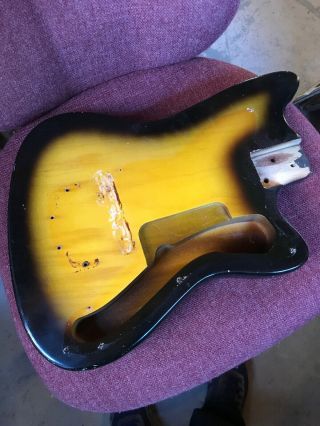 1965 Harmony Bobkat Body Vintage Electric Guitar Project