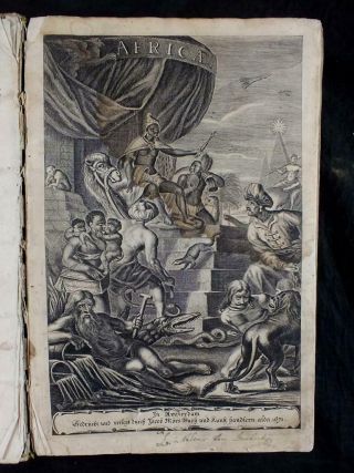 1670 Dapper,  Africa Egypt Barbary Libya Ethiopia Abyssinia,  Plates,  Folio 1st Ed