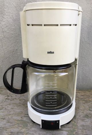 Vtg Braun Aromaster Coffee Maker 12 Cup Type 4076 Germany By Hartwig Kahlcke