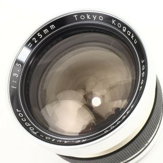 :Tokyo Kogaku Topcon RE Auto Topcor 25mm f3.  5 Chrome Lens (Captain Jack) [MINT] 6