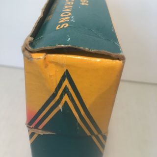 Vintage Binney Smith Crayola Crayons Box of 64 Built In Sharpener 4