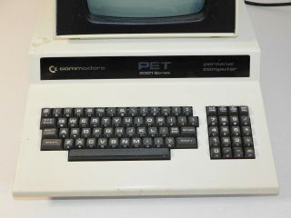 Rare Vintage 1970 ' s Commodore PET 2001 - 16 Personal Computer Desktop Keyboard PC 2