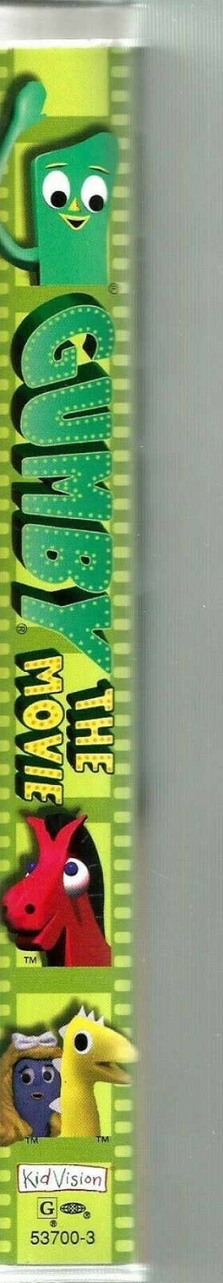 Gumby: The Movie VHS 1995 Claymation Charles Farrington Children Family Vintage 3