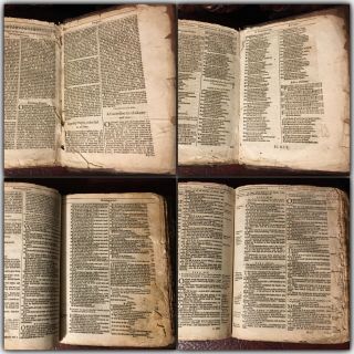 1634 King james Bible All 6 Dated Pages Present 11