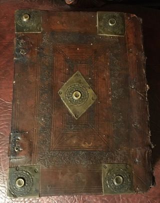 1634 King james Bible All 6 Dated Pages Present 12