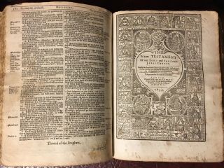 1634 King james Bible All 6 Dated Pages Present 5