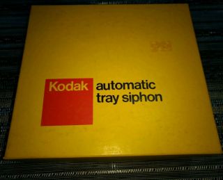 Vintage Kodak Automatic Tray Siphon