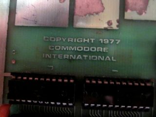 Commodore PET 2001 Series Main Logic Assy 320008 Part 320027 REV.  G - 3