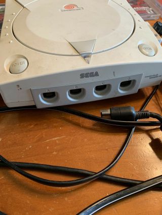 SEGA Dreamcast White Console w/ 2 controllers and Games Vintage Rare Video Game 5