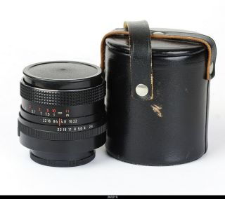 Lens Zeiss Flektogon 2.  4/35mm Red Mc For Pentax M42