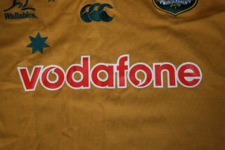 WALLABIES VINTAGE RUGBY UNION JERSEY MENS SMALL NZ MADE CANTERBURY AUSTRALIA 3