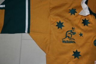 WALLABIES VINTAGE RUGBY UNION JERSEY MENS SMALL NZ MADE CANTERBURY AUSTRALIA 4