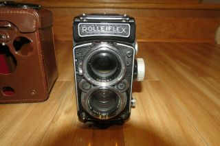 Rolleiflex 2.  8c 80mm Carl Zeiss Lens 6x6 DBP DBGM Camera 1444048 6