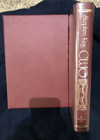 STEPHEN KING CUJO SIGNED LIMITED EDITION NUMBERED 2