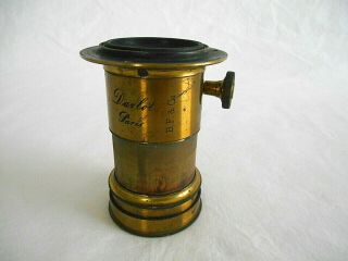 Antique Darlot Paris Rack & Pinion Lens - Magic Lantern