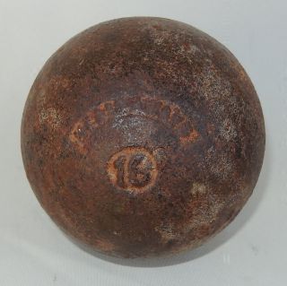 Vintage Sportsways 16 Pound Cast Iron Shot Put,  And Uncleaned