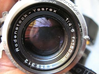 Graflex XL w 2 Lens Zeiss Tessar / Ysarex Back Polaroid Graflok 70mm Rangefinder 6