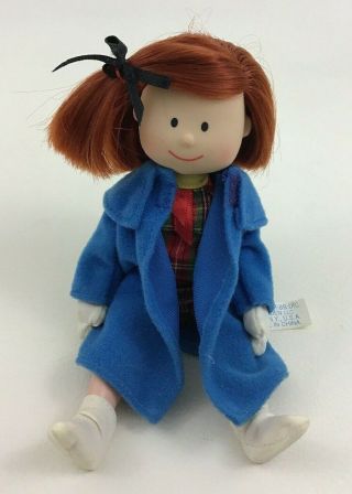 Madiline Doll Toy Eden 7.  5 Vintage 1996 With Coat Socks Gloves Hairbow