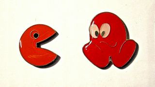 Vintage Pac Man Pins From The 80 