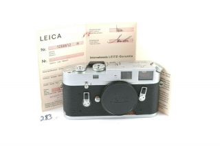 Leica M4 (Silver) Range Finder Camera Body 4