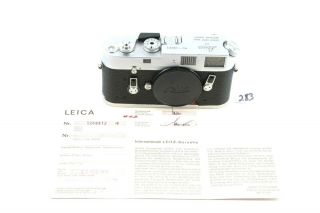 Leica M4 (Silver) Range Finder Camera Body 5