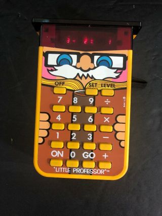 Vintage Texas Instruments Ti Little Professor Calculator Math Game