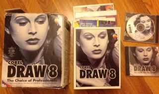 Vintage Win 98 95 Corel Draw 8/photo - Paint/idream 3d 8 Cd - Roms,  Manuals