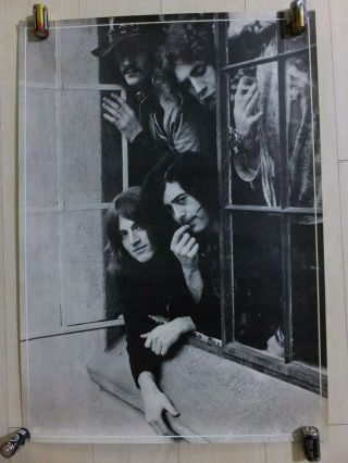 Led Zeppelin 1970s Vintage Promo B2 Promo Poster Black & White