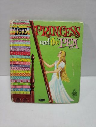 Princess And The Pea Vintage 1961 Tell - A - Tale Book Rare Whitman Publishing