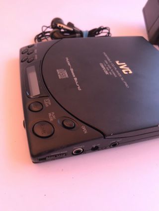 JVC XL - P80 Vintage Portable CD Player Hyper Bass Sound Walkman And Adapter 7