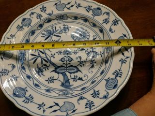 Vintage China Zwiebelmuster BLUE ONION Porcelain Large Platter Bowl 6