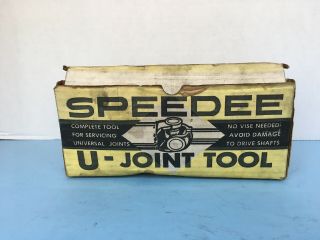 Speedee U - Joint Tool Servicing Universal Joints Crowder Manuf.  Vintage
