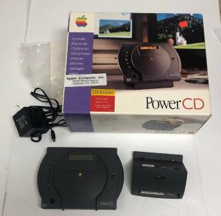 Apple Power Cd Vintage 1993 Rare Box Stand Adapter (no Remote)