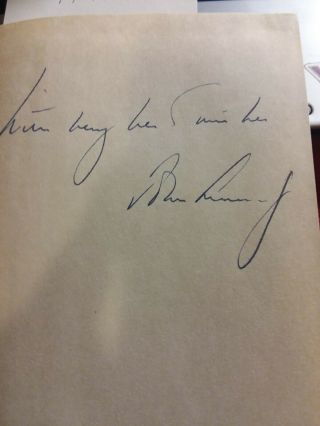 John F Kennedy (1960) ' The Strategy of Peace ',  SIGNED JFK Book Inscribed 4