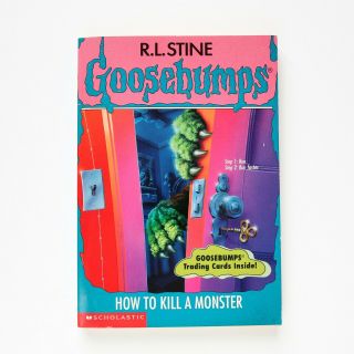 VTG with Trading Cards How to Kill a Monster 46 Goosebumps RL Stine 90s 1996 2