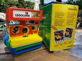 Rare Vgc Polaroid 600 Legoland Lego Instant Camera W/flash.  Japan