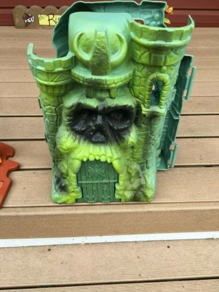 Vintage Castle Grayskull Playset He - Man Masters Of The Universe Incomplete