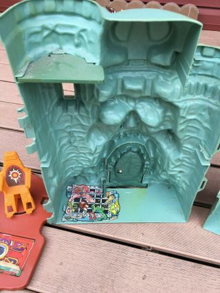 Vintage CASTLE GRAYSKULL Playset HE - MAN Masters Of The Universe Incomplete 5