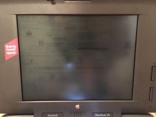 Apple Macintosh Powerbook 190 4mb Ram/500 Mb Hdd/os 7.  5.  2,  Charger