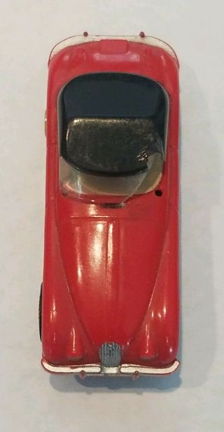 Vintage Aurora Ho Tjet Slot Car In Red Sports Car