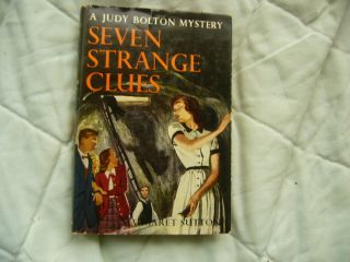 Judy Bolton Mystery 4 Seven Strange Clues Hcdj Printed 1956