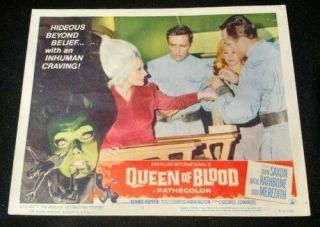 Queen Of Blood 1966 - Vintage 11 X 14 Color Lobby Card 6