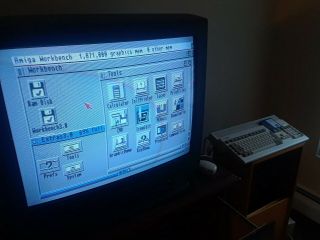 Amiga A1200 Commodore Computer Vintage with Power Supply & Disks Workin 5