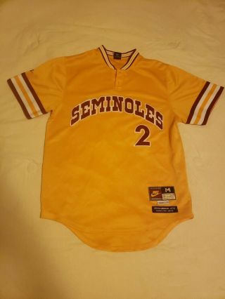 Vintage Deion Sanders 1987 - 88 Seminoles Florida State 2 Jersey Shirt Medium