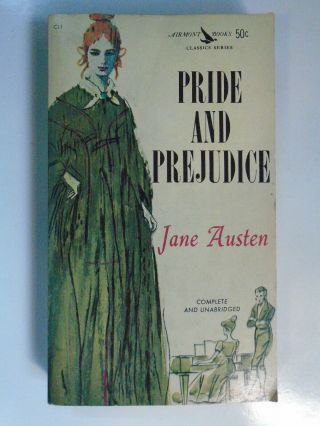 Pride And Prejudice,  Jane Austen,  Airmont Classic Paperback,  1960s