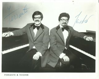 Ferrante & Teicher Composers Extraordinaire Vintage Signed Autographed Photo