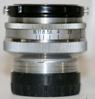 Nikon 5cm F/2 Nikkor H.  C.  Nippon Kogaku Japan Rangefinder Lens 1953