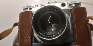 VOIGTLANDER PROMINENT CAMERA ULTRON 1:2 50 lens Walz filters 35mm Case, 12